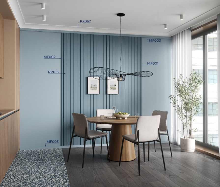 Панель RP015, 156х12, 2800мм, Экополимер/9